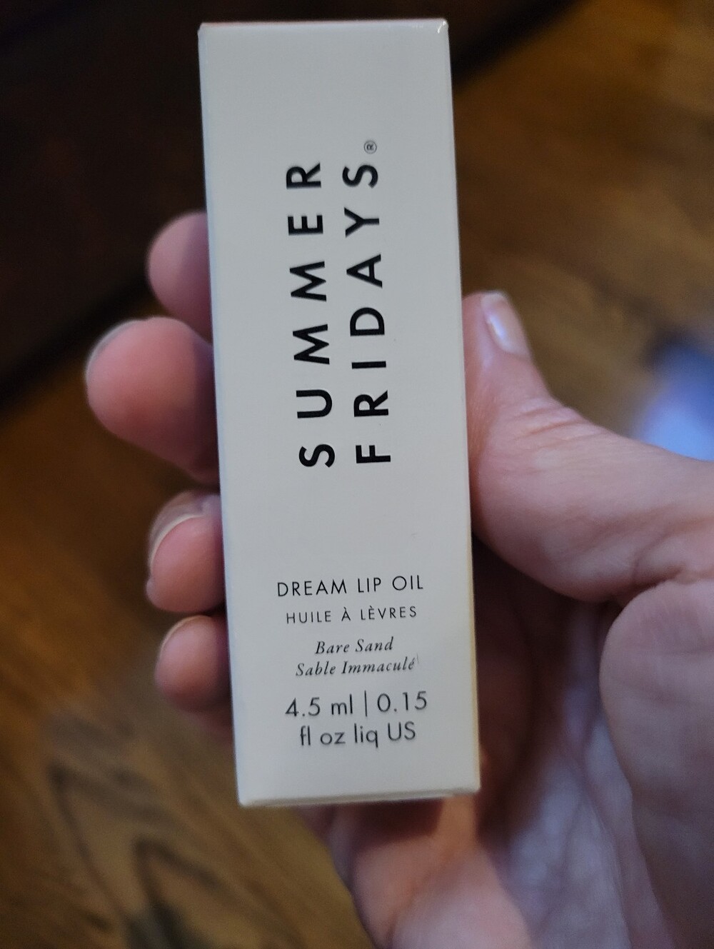 NIB, Summer Fridays Dream Lip Oil — Bare Sand Nude